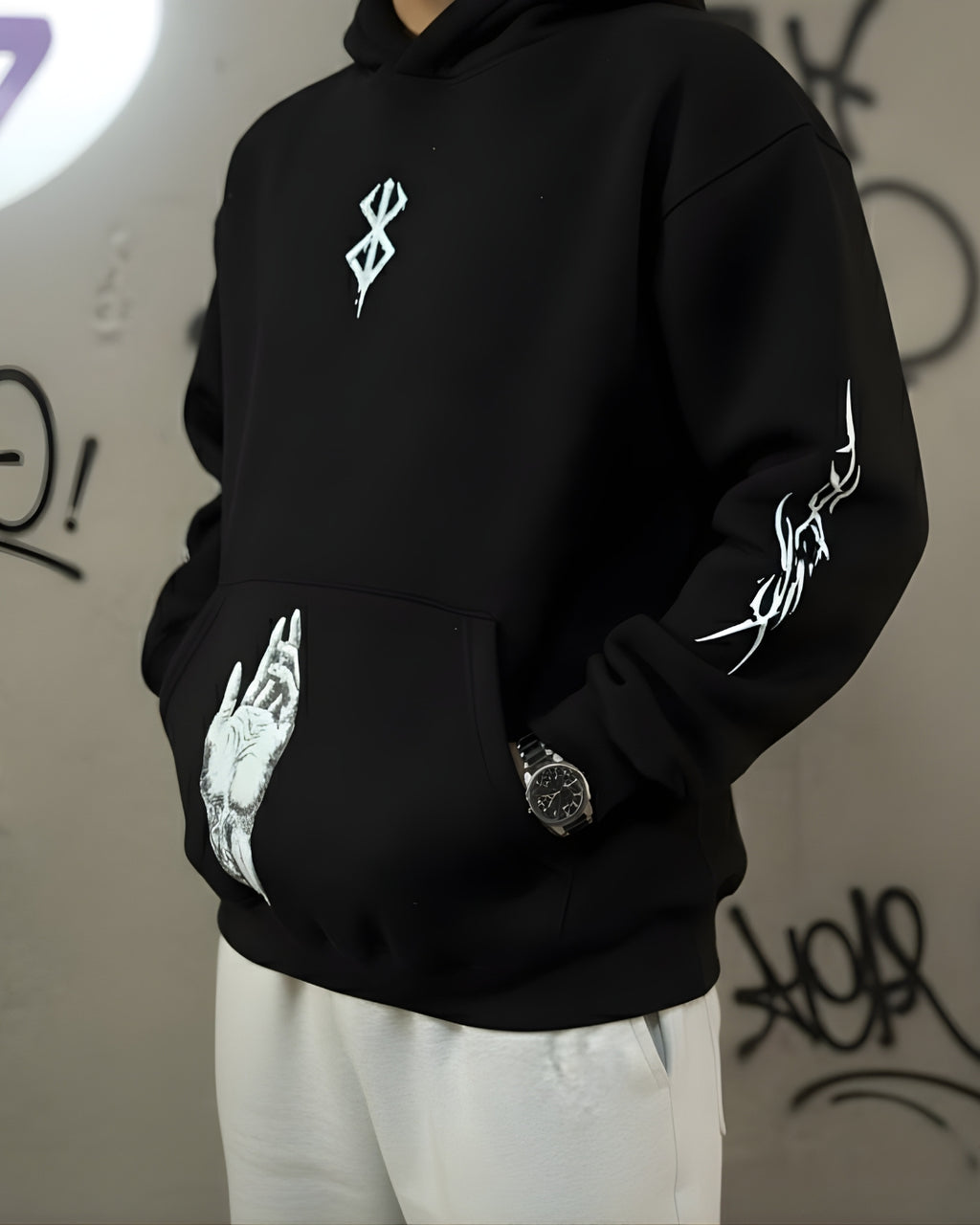 Berserk “Reaper’s Moon” Heavyweight Hoodie – 350 GSM