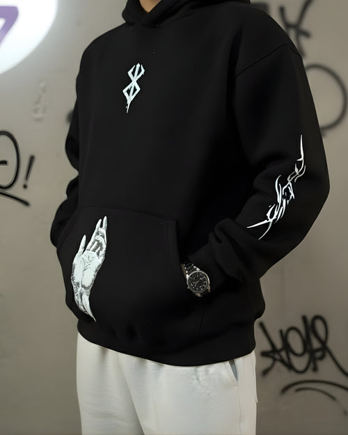 Berserk “Reaper’s Moon” Heavyweight Hoodie – 350 GSM
